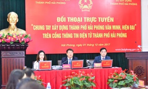 Thực hiện đối thoại giữa người đứng đầu cấp ủy đảng, chính quyền các cấp với nhân dân tại Hải Phòng: Thành công từ chuẩn hóa quy trình